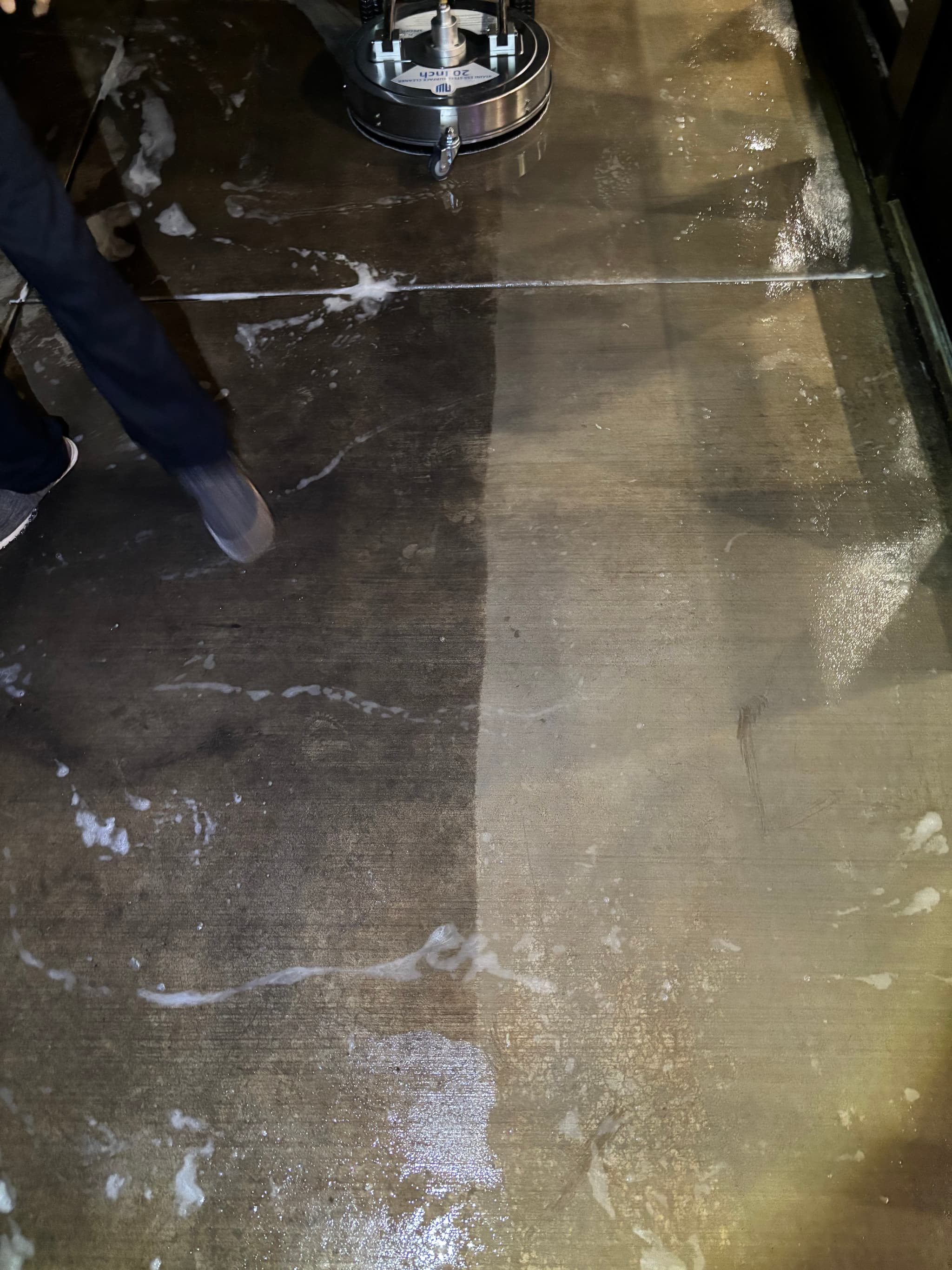 Arizona Facility Solutions cleaning an interior wall surface